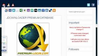 cuentas premium para jdownloader 2012 [upl. by Slade219]