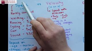 5 Minutes on Describing motion along a line Displacement and Velocity [upl. by Haerdna336]