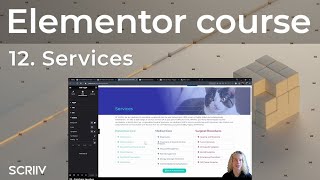 Elementor Tutorial 12  Services [upl. by Baniaz]