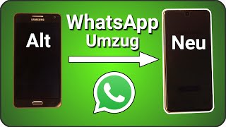 WhatsApp auf neues Handy übertragen  Chats Daten Backup wiederherstellen Android [upl. by Scrope]