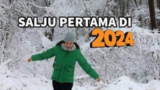 Winter diaries  SALJU PERTAMA DI 2024  Winter days in my life 🌨️ [upl. by Assiluy741]