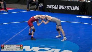 165lbs Peyton Hall West Virginia vs Philip Conigliaro Harvard [upl. by Auohc488]