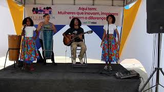 Jovens artistas de São Felipe dão show na 1ª Feira do Empreendedorismo Feminino de São Felipe [upl. by Htedirem]