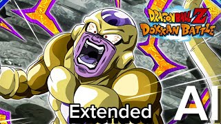 LR Golden Frieza Active but the OST is extended by AI  Dokkan Battle [upl. by Malynda80]