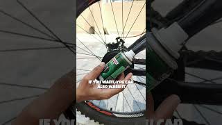 how clean and lubricate the chain of cycle cycle bicycle viral cycling shorts [upl. by Acirtal]