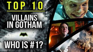 Top 10 Villains in Gotham amp Why [upl. by Earley945]