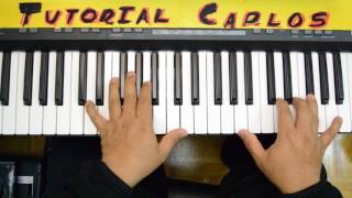 Mi vida esta llena de ti Roberto Orellana  Tutorial Piano Carlos [upl. by Treva285]