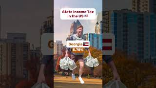 USA State tax run tax usa salary money chicago newyork california texas boston georgia [upl. by Aiela286]