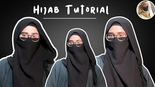 HijabNiqab Style  Hijab With Niqab Tutorial  Ayesha Hijab 🦋 [upl. by Lillis385]