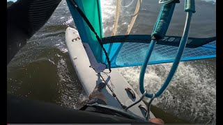 Windsurfing Mistral Equipe II XR Bath Creek NC November 9 24 [upl. by Jacquette]