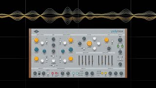 PolyMAX Synthesizer Sound Examples  UAD Instruments [upl. by Viviene]