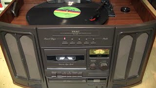 This TEAC aint bleak  GF330 allinone vinylCDcassette stereo system [upl. by Temirf]