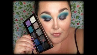 Profusion Euphoria Palette Teal Smokey Eyes [upl. by Pfosi]