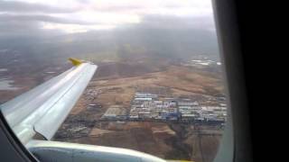 Taking off by plane from Gran Canaria Canary Islands [upl. by Akemal480]