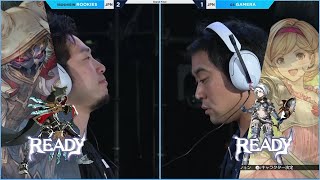 EVO Japan 2024 The whiffed dp incident  GBVSR Grand Finals Rookies vs Gamera [upl. by Jamnis]