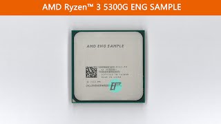 AMD Ryzen 3 5300G  5350G ENG SAMPLE 4 Core CPU Brief Review [upl. by Retseh]