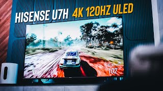 Hisense U7H Review This 65quot 120Hz 4K ULED TV is Amazing [upl. by Corvin]