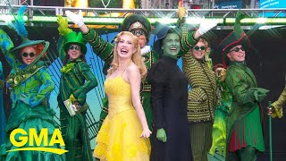 The cast of Wicked performs One Short Day on GMA l GMA [upl. by Taima]