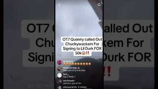 QT7 Quanny On Chicago Artist Whackem Being Broke [upl. by Nowujalo]