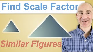 How to Find Scale Factor with Similar Figures [upl. by Ardenia]