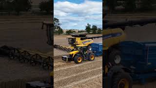 JCB Fastrac 4220 iCON collecting grain [upl. by Palla]