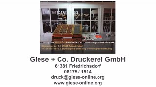 Giese  Co  Ihre Druckereiexperten in Friedrichsdorf [upl. by Joellen]