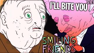 SMILING FRIENDS made me uncomfortable  S1E1 quotDesmonds Big Day Outquot Reaction First Time Watching [upl. by Tore]