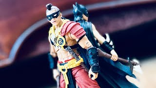 Robin  Batman Fighting the Frozen  Mcfarlane DC Page Punchers Figure Review 3 [upl. by Kcirad]