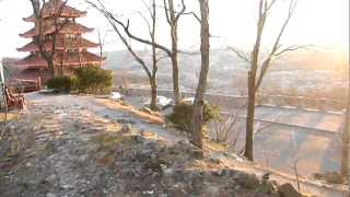 The Pagoda seen from above island in Reading Pennsylvania 720p [upl. by Almond]