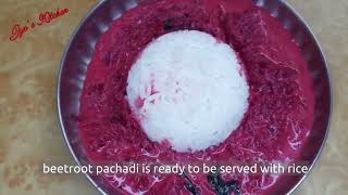 Beet Root Pachadi Raita  ബീറ്റ്റൂട്ട് പച്ചടി [upl. by Delanie]