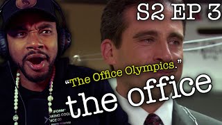 FILMMAKER REACTS to THE OFFICE Season 2 Episode 3 Office Olympics [upl. by Annodahs]