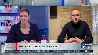 Friss helyzetjelentés Kárpátaljáról 20241114  HÍR TV [upl. by Llewkcor]