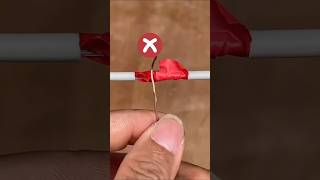 ✅Smart way ⚡ Joint wire shorts short viral wiring diy electrical electronic iti electric [upl. by Assirek]