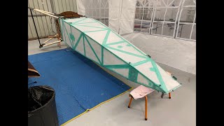 Covering My FullSize Sopwith Camel Aircraft in Fabric  Ready for Paint [upl. by Grier]