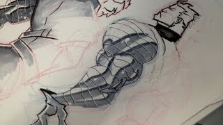 How To Draw Metal Skin [upl. by Novoj916]