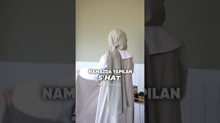 Namazda yapılan 5 hata namaz shortsvideo [upl. by Tamah]