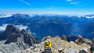 Watzmann  Überschreitung an einem Tag 06082024 Ausführlich Ohne viel Fischaugeneffekt [upl. by Pulcheria]