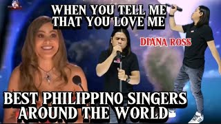 WHEN YOU TELL ME THAT YOU LOVE ME BY DIANA ROSS AMERICAN GOT TALENT AUDITIONS PARODY TRINDENG [upl. by Ycnej]