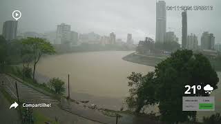 Chuva 🌧️ nesta segundafeira em Blumenau [upl. by Treacy]