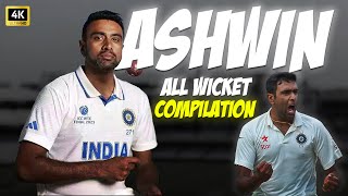 Ravichandran Ashwin All Wickets Compilation 🔥  Ravichandran Ashwin Bowling 🔥  Cricket Highlights [upl. by Anelhtac]