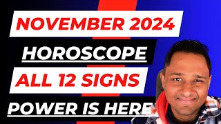 Most Impactful November 2024 Horoscope  All 12 Ascendants novemberhoroscope november [upl. by Eeneg339]