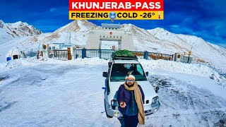 Khunjerab Pass China Border Closed Due To Extreme Snowfall  Exploring Hunza Valley  Travel Vlog [upl. by Lorou]