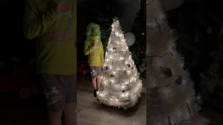 DIY cardboard Christmas tree 🌲shorts wobbly [upl. by Ahsimot]