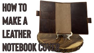 How to Make A Leather Notebook Cover with Glowforge  80Proof Goods [upl. by Eentruok58]