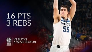 Luka Garza 16 pts 3 rebs vs Bucks 2223 season [upl. by Yrtnej]