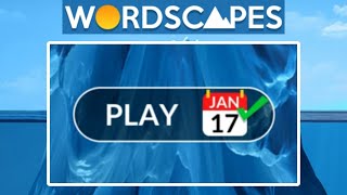 Wordscapes Daily Puzzle January 17 2024 [upl. by Bettye]