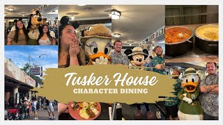 TUSKER HOUSE CHARACTER DINING IN WALT DISNEY WORLDS ANIMAL KINGDOM [upl. by Antoinette]