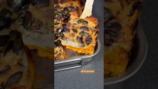 QUICHE SANS PÂTE à base de POTIMARRON  🎃 sans lait sans œuf sans gluten ✨ [upl. by Deden]