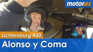 Fernando Alonso y Marc Coma  Shakedown Lichtenburg 400  Toyota Hilux [upl. by Tiersten]