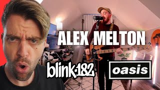 quotUK Drummer REACTS to If Blink 182 Wrote Wonderwall By Alex Melton REACTIONquot [upl. by Blockus973]